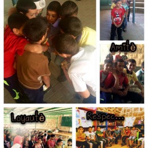 Réponse à la 2ème question par les enfants de l'Association d’Echanges Culturels Hébron-France en Palestine !